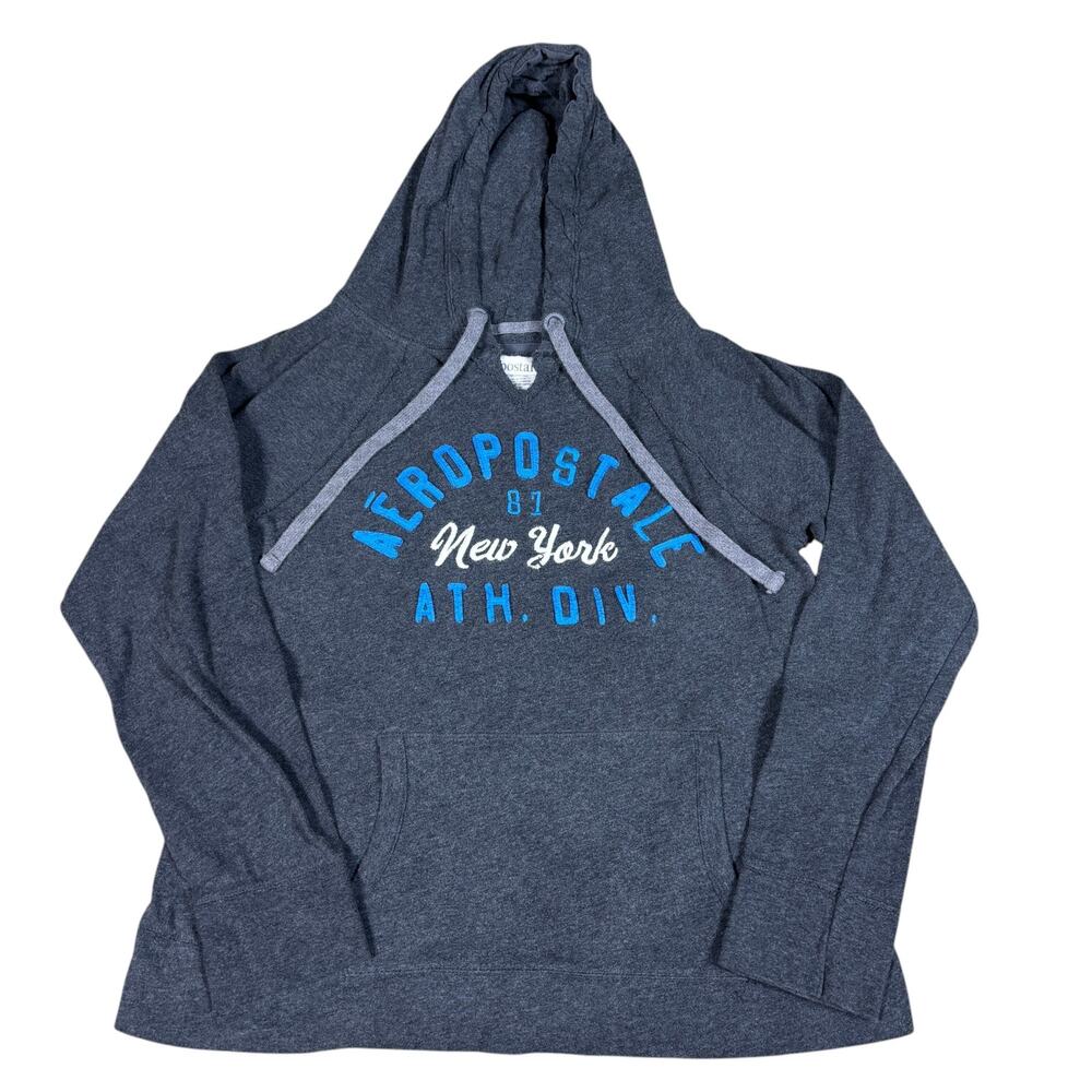 vintage y2k 2000s Aeropostale hoodie womens XL lightweight indie retro mall emo